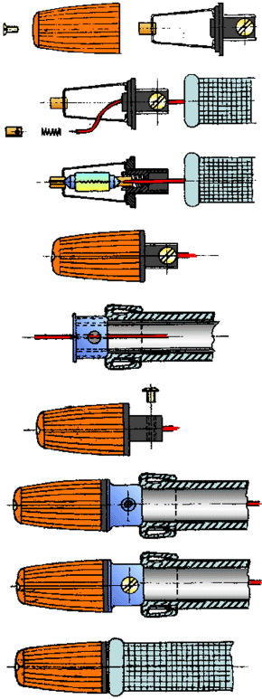 Fiting bar-end indicators to a Vespa smallframe