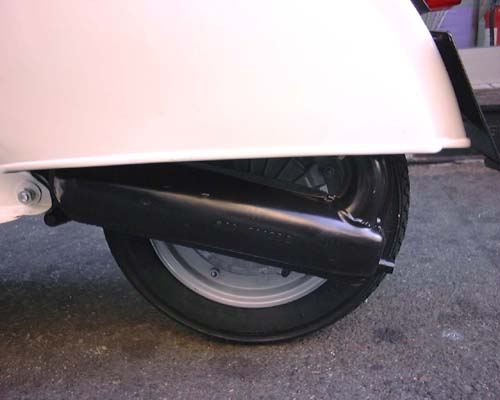 Vespa 125 ET3 exhaust silencer