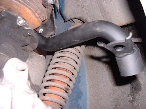 New Leovinci exhaust downpipe fitted to a Vespa smallframe