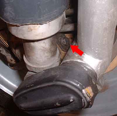 Speedo cable clamp bolt on hub assembly